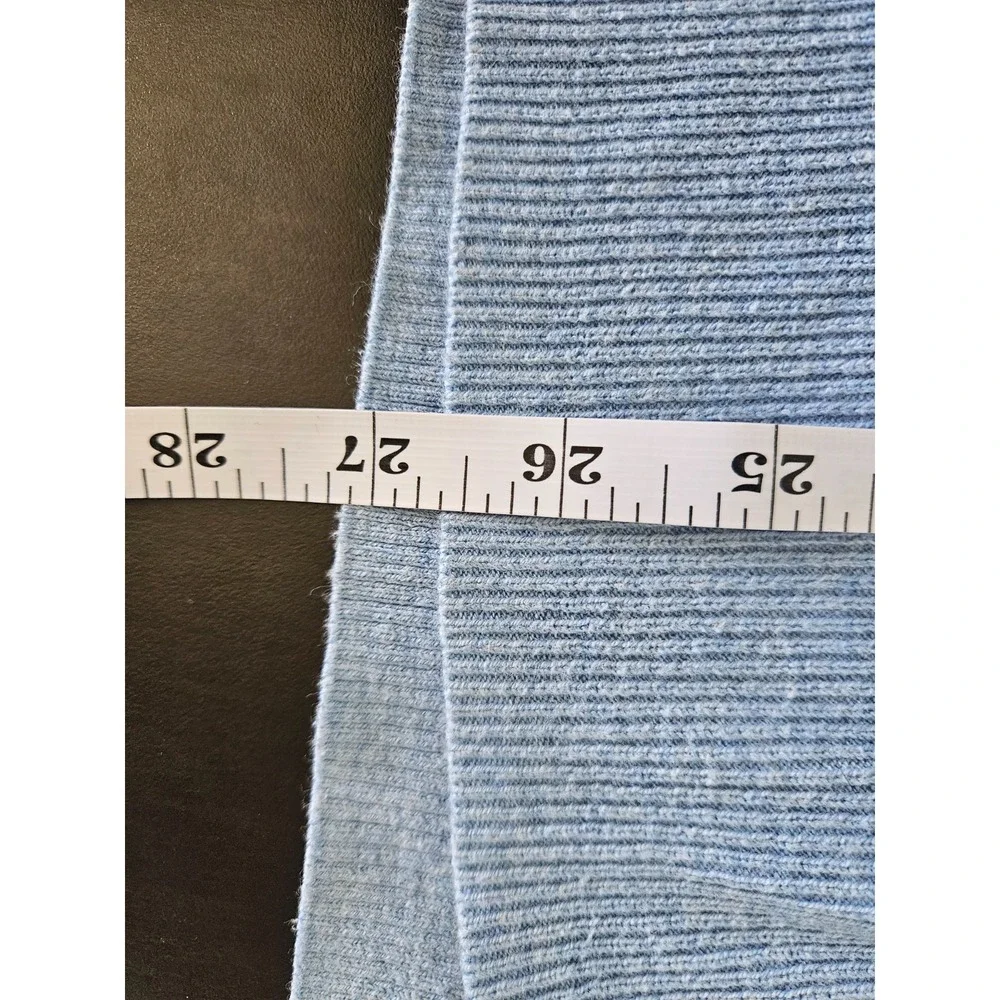 Old Navy  M Blue Button‎ Front Cardigan Knit Pockets Preppy Capsule Wardrobe
